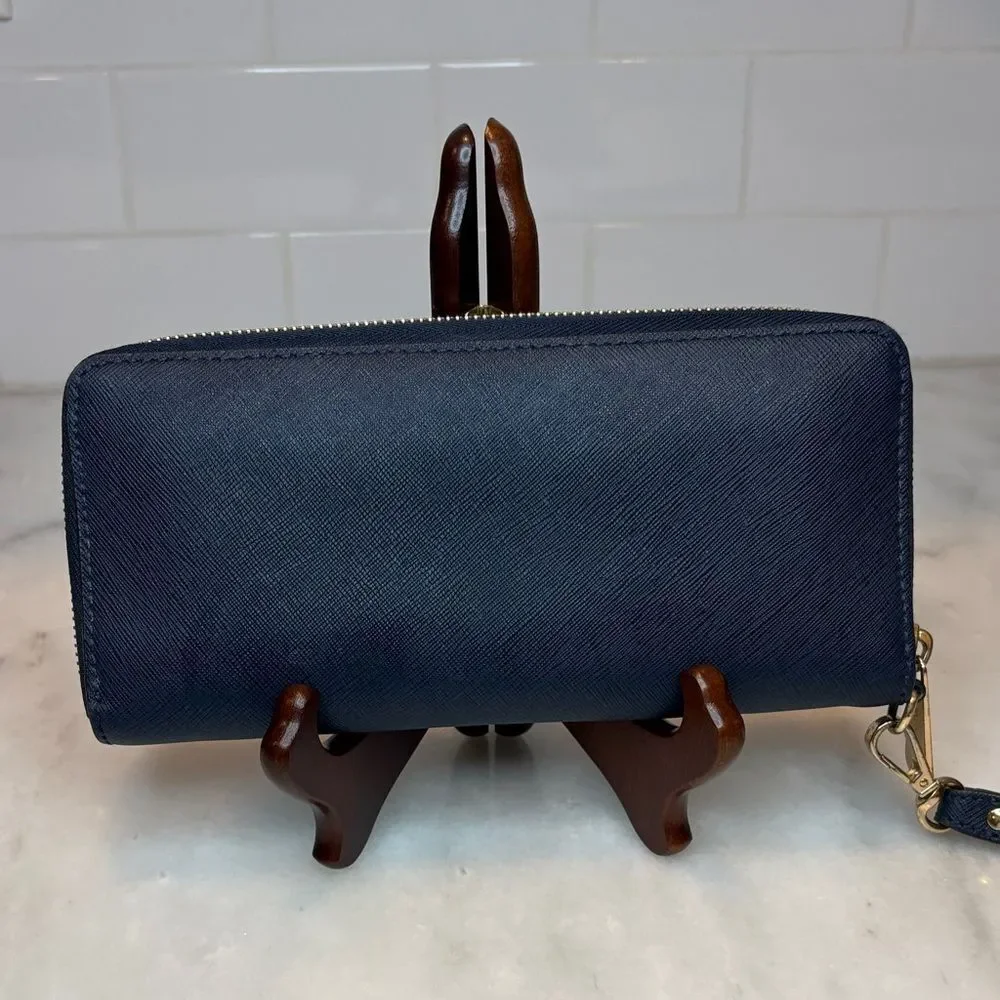 Michael Kors Wallet Saffiano Leather Full Zip Jet Set Continental Wallet